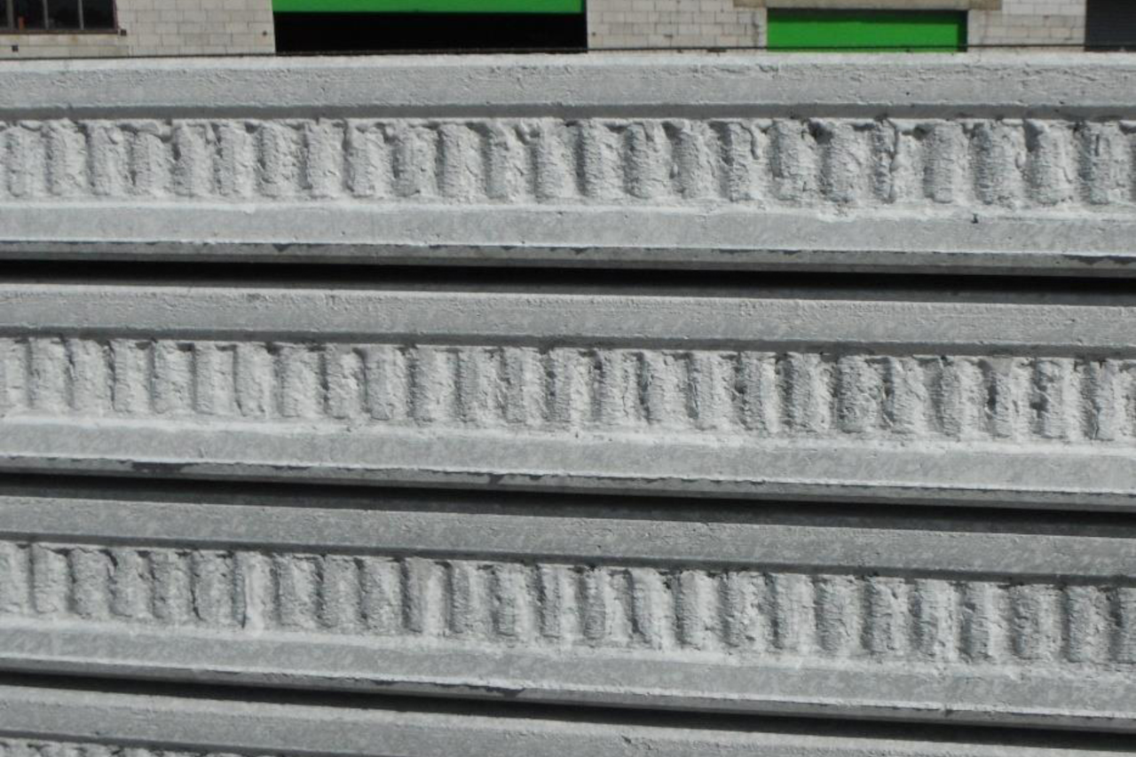 Hollowcore stockyard, hollowcore slab factory, prestressed concrete production